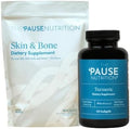 The 'Pause Life Turmeric + Skin & Bone Bundle, 60 Softgels & 12 OZ Powder | Turmeric with curcumin for joint & bone support paired with collagen peptides for skin, hair & nails. Gluten free bundle.