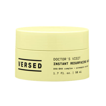 supplement products​Versed Doctor’s Visit Instant Resurfacing Face Mask - AHA, BHA and Enzyme Exfoliating Mask Helps Reduce Hyperpigmentation - Smooth and Moisturize - JerryCherryUSA