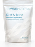 The 'Pause Life Skin & Bone Collagen Peptides + Hyaluronic Acid, 12 OZ | Verisol & Fortibone collagen peptides with hyaluronic acid & vitamin C. Gluten free. Supports skin, nails & hair health