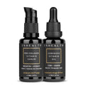 JSHealth Plump & Glow Skincare - Brightening Vitamin C Serum for Face & Hydrating Vitamin E Face Oil - Virtual Bundle
