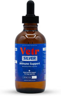 Vetr Silver Immune Support for Dogs and Cats, 4oz/120mL Liquid in Amber Bottle with Oral Dropper, Professional Grade Colloidal Silver Supplement for Daily Wellness and Seasonal Defense