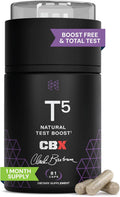 HPN T(5) Testosterone Support for Energy & Endurance, 81 Capsules | Testofen and LJ100 formula supports testosterone, energy, endurance and muscle performance; vegan-friendly, 81 capsules.