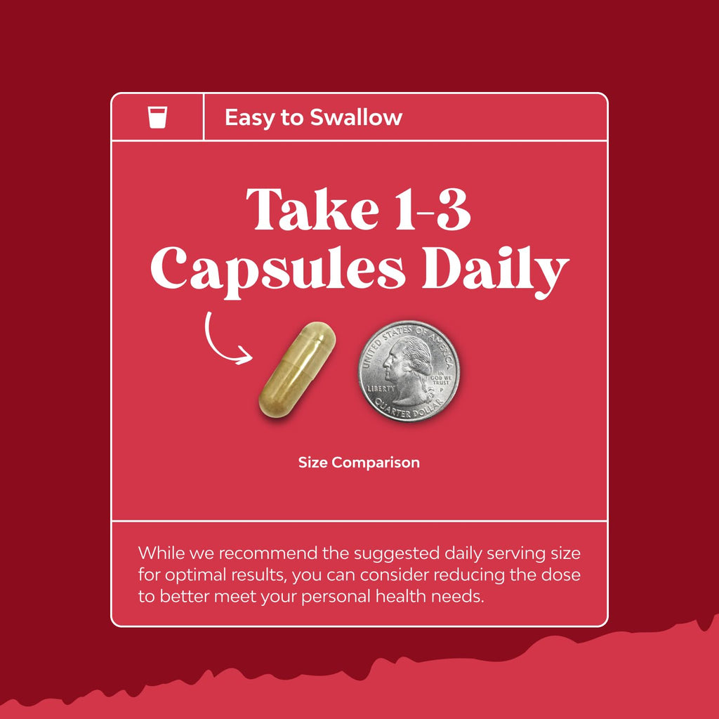 Advanced Pomegranate Extract Capsules - Powerful Antioxidant & Healthy Heart Support - Easy To Swallow Pomegranate Supplement - Superfood for Energy & Gut Health Support - Third Party Tested - 60 Ct