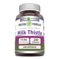 Amazing Formulas Milk Thistle Supplement | 175 Mg per Serving | 120 Capsules | Non-GMO | Gluten-Free | Made in USA