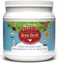 Perfect Organic Chicken Bone Broth Powder | Free Range Low Sodium Chicken Broth | Paleo & Keto Bone Broth Powder (330g) 30 Servings