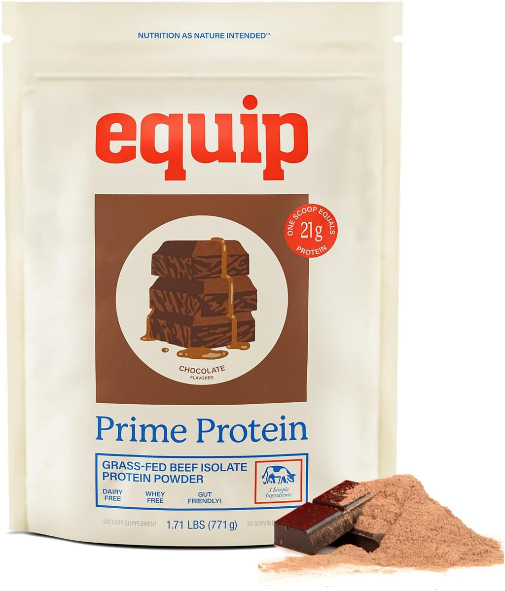 Equip Foods Prime Protein Powder Peanut Butter & Prime Protein Powder Chocolate