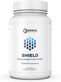 Renue By Science Shield | Liposomal Vitamin C CaAKG P.E.A Hyaluronic Acid Supplement | 120 Capsules with Vitamin C (500mg) CA AKG (150mg) Palmitoylethanolamide (75mg) HLA (75mg) | Made in the USA