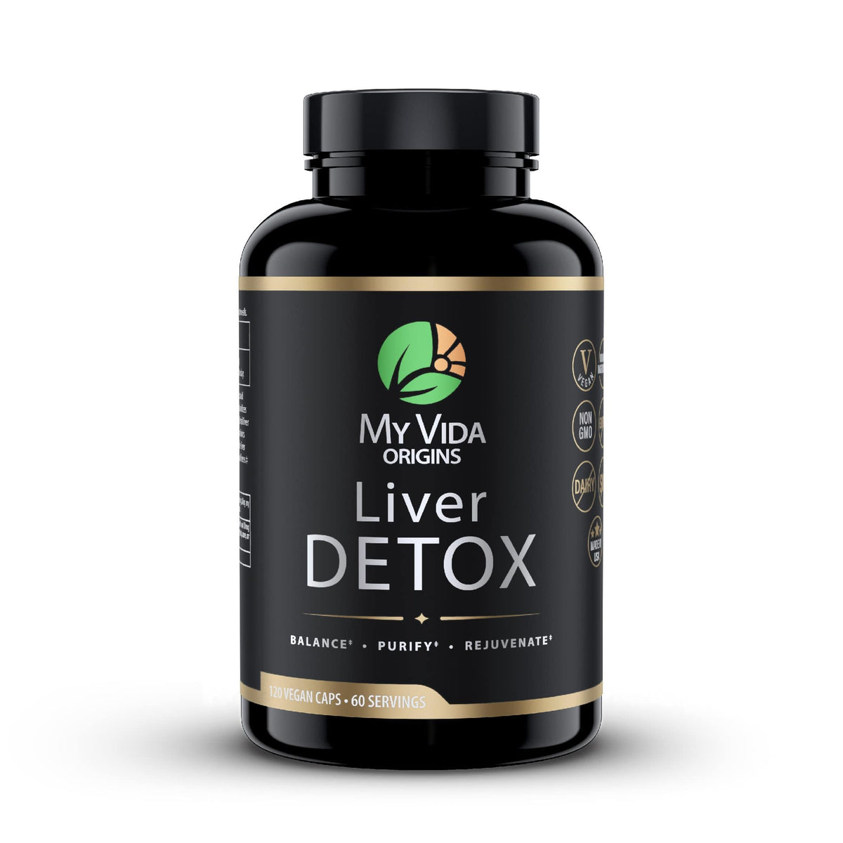 supplement products​My Vida Origins Liver Detox with Organic Milk Thistle Organic Dandelion Extract and Choline with NAC – Liver Detox 120 Capsules - JerryCherryUSA