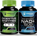 WELLNESS LABSRX NAD Supplement Capsules | Digestive Enzymes Capsules | Bundle