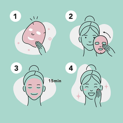 supplement products​Celavi Essence Facial Sheet Face Mask Variety Set Classic Authentic Korean Moisturizing Skincare (12-Packs) - JerryCherryUSA