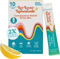 Let Loose Lemonade Magnesium Constipation Relief Drink Mix (10 Sticks) | Sugar-Free, Travel-Ready, Gentle Overnight Bloat & Bowel Movement Support for Women, Formulated with Ozonated Magnesium Oxide