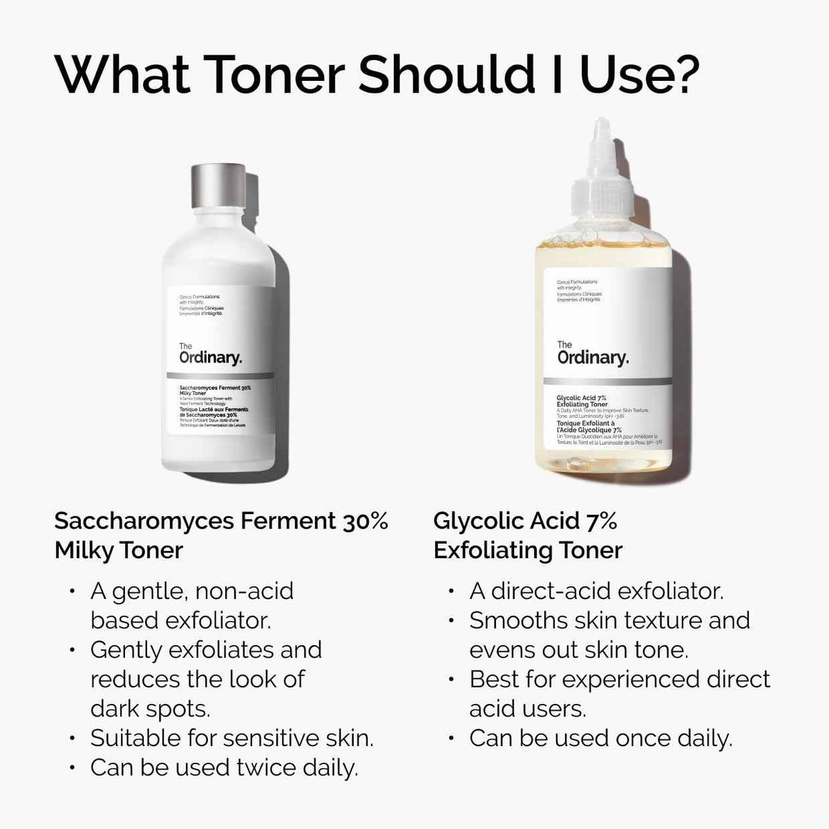 The Ordinary Glycolic Acid 7% Exfoliating Toner, Brightening and Smoothing Daily Toner for More Even-Looking Skin Tone, 3.4 Fl Oz (Pack of 2)