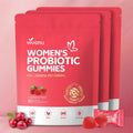 VivoNu Probiotics for Women, Women Probiotic Gummies, 500 Million CFUs, Fiber | Feminine Balance Gummies for Healthy Odour, Digestive Support and Gut Health + Vitamin C for Immune Support - 60 Gummies