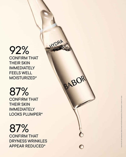 BABOR Hydra Plus Ampoule Concentrate, Moisturizing Skincare Capsule, Hyaluronic Acid Serum, Deeply Nourish to Plump and Smooth Skin,