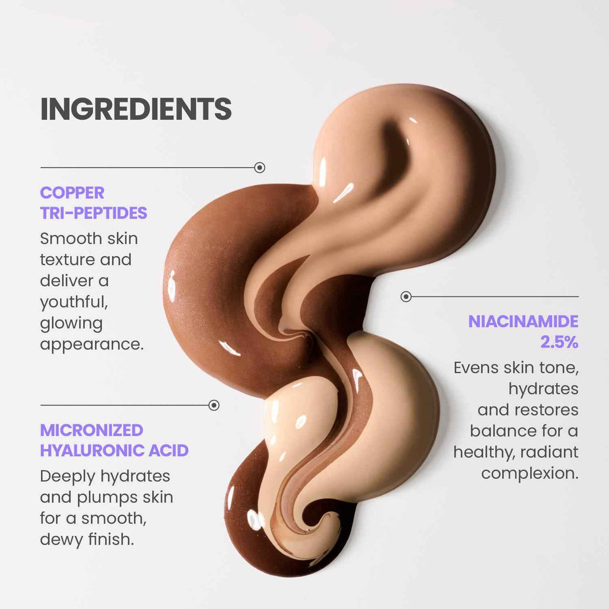 Wonderskin Hyper Bond All-Day Stay Serum Foundation – Waterproof, Transfer-Proof, 24HR Longwear Face Makeup with Niacinamide & Hyaluronic Acid – Lightweight, Natural Finish (Echo)