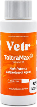 Toltrazuril 5.0% for Horses, Dogs, Cats, 60mL/2 Ounce, for Non-Food Chain Animals