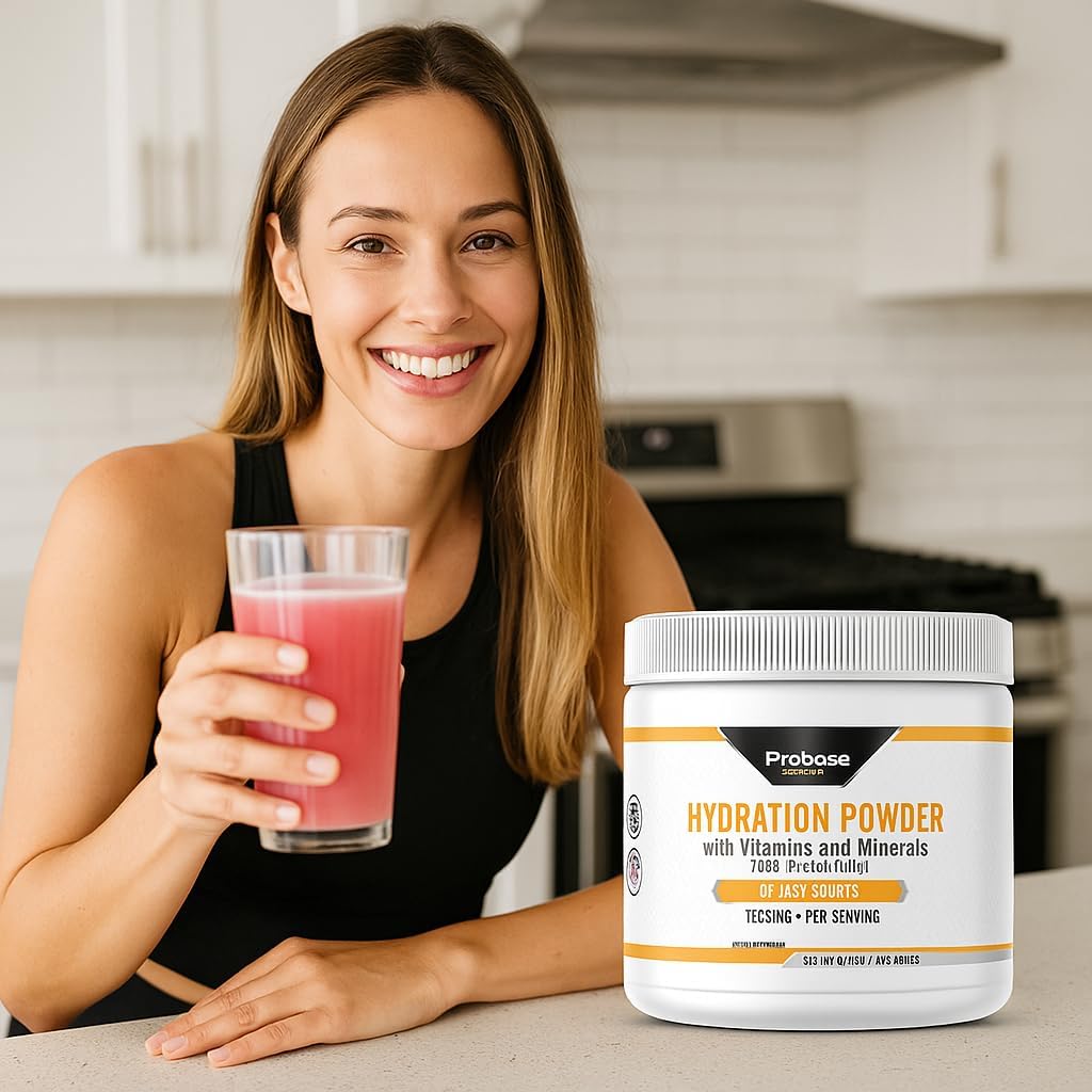 Probase Nutrition Hydration Powder - Fruit Punch Flavor 240 Grams