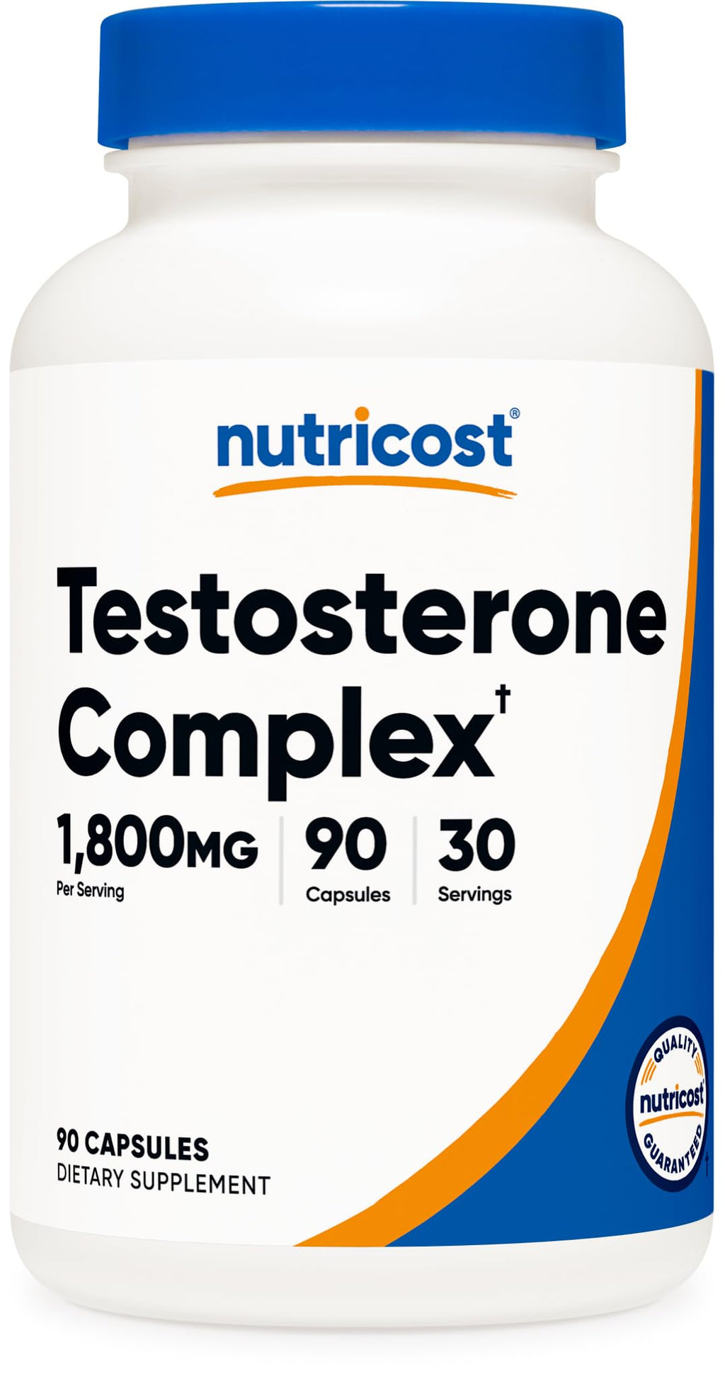 Nutricost Testosterone Support Complex (90 Capsules) -1800mg Per Serving