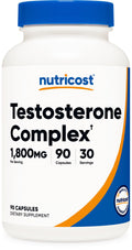Nutricost Testosterone Support Complex (90 Capsules) -1800mg Per Serving