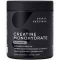 Sports Research Creatine Monohydrate - Gain Lean Muscle, Improve Performance and Strength and Support Workout Recovery - 5 g Micronized Creatine - 10.58 oz