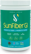 Tomorrow's Nutrition Sunfiber GI, Prebiotic Fiber & Probiotics, 5g Prebiotic Fiber & 8 Billion Probiotics Per Serving, Low FODMAP, 30-Day Supply, 30 Day