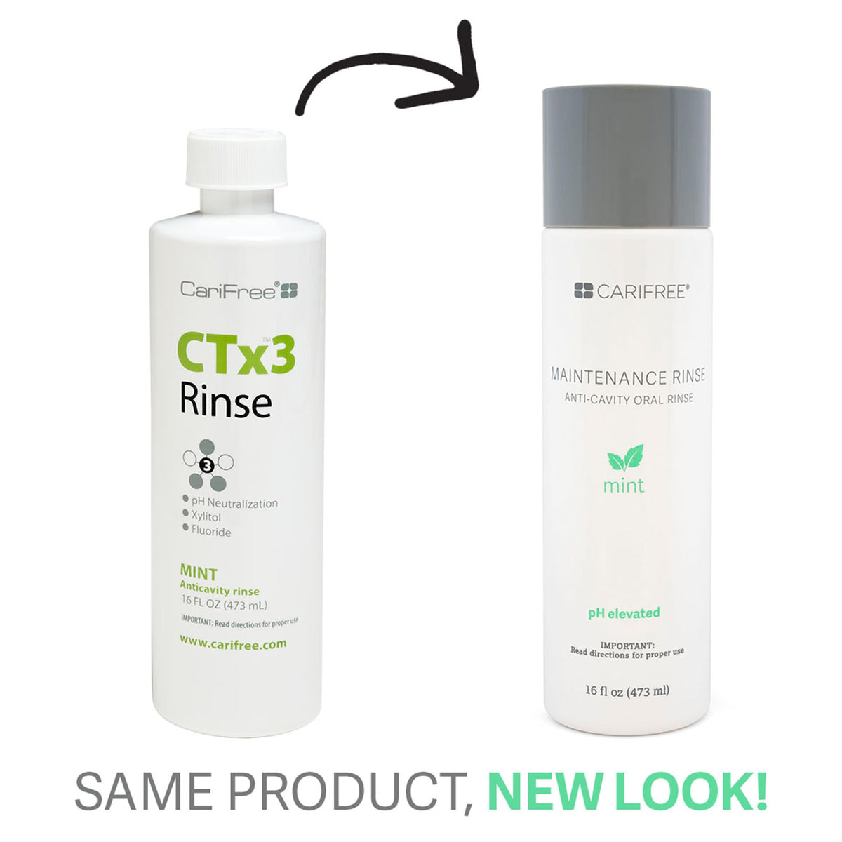 supplement products​CariFree Maintenance Rinse, Mint Flavored, Anti-Cavity Fluoride Mouthwash, Dentist Recommended, Prevents Oral Decay, Freshens Breath, Alcohol-Free, JerryCherryUSA