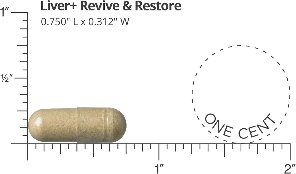 DOCTORS' PREFERRED Liver+ Revive & Restore 10-in-1 Formula with Clinically Validated 4’Liver and Milk Thistle | 60 Capsules