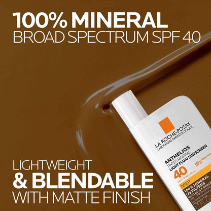 supplement products​La Roche-Posay Anthelios Tinted Sunscreen SPF 40, Broad Spectrum SPF + Antioxidants, Titanium Dioxide & Zinc Oxide Sunscreen, 4 Flexible Shades With No White Cast - JerryCherryUSA