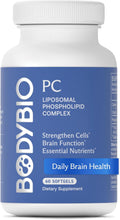 BodyBio PC - Phosphatidylcholine for Brain, Cellular & Cognitive Health | Mental Clarity, Healthy Aging & Gentle Daily Detox