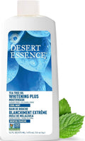 Desert Essence Mouthwash, Tea Tree Whitening Mint, 16 Fluid Ounce
