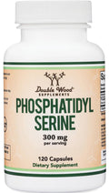 PhosphatidylSerine Supplement 300mg Per Serving, 120 Capsules (Phosphatidyl Serine Complex) by Double Wood