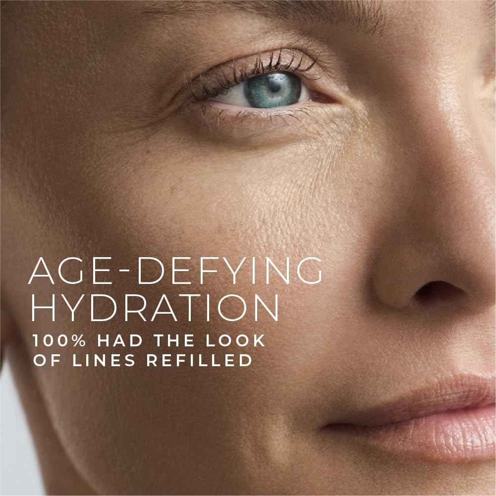 RoC Hydration+ Hyaluronic Acid Serum for Face, Hydrating, Plumping, Fragrance Free, Lightweight Formula with Collagen Proteins (1 Ounce)