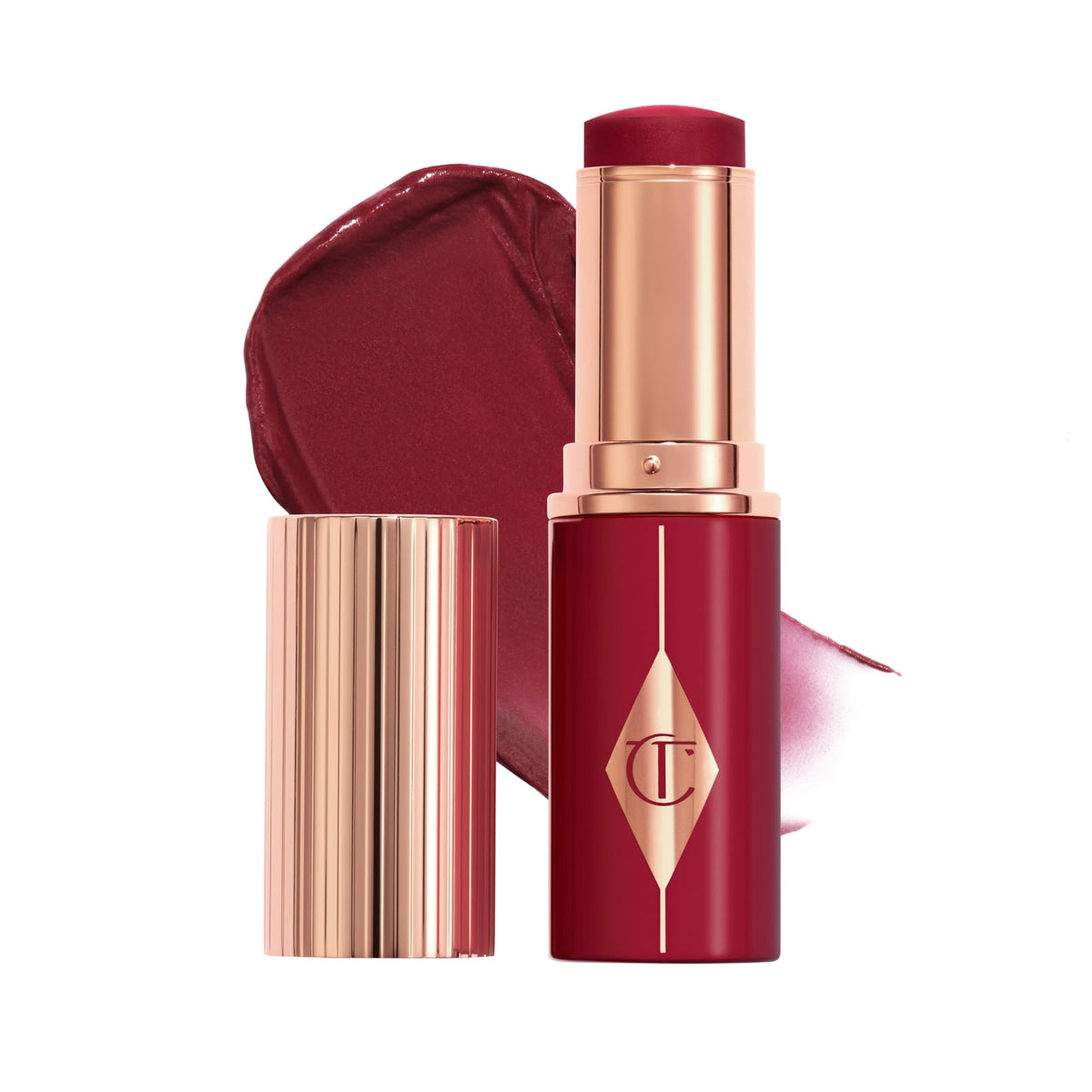 supplement products​Charlotte Tilbury Unreal Healthy Glow Blush Stick - Buildable Cream Makeup with a Skincare-Infused Formula - Easy to Use, Blendable & Leaves Skin with a Luminous Sheen - Berry Glow - JerryCherryUSA