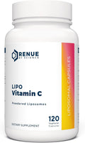 Renue By Science Vitamin C | High Strength Liposomal Supplement | 120 Capsules - 1000mg VIT C per Serving | Non-GMO & Allergen Free | Made in The USA Third-Party Tested