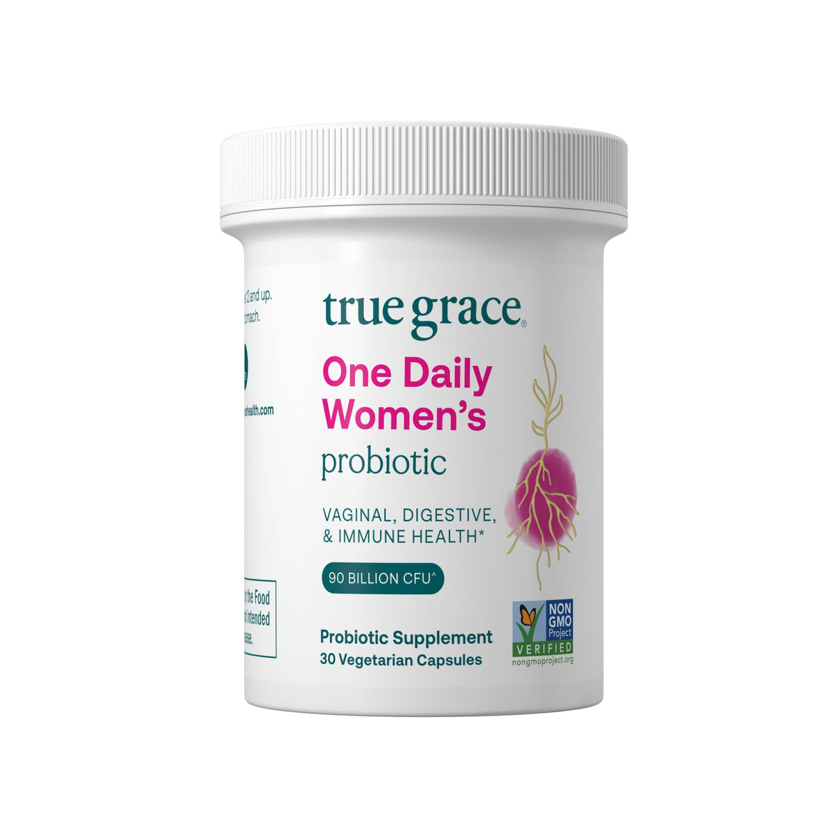 supplement products​True Grace One Daily Women’s Probiotic - 30 Vegetarian Capsules - 90 Billion CFU - Digestive, Vaginal & Immune Health - Gluten & Soy Free - JerryCherryUSA