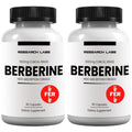 Research Labs 2 Fer 1 Ad - 1500mg Clinical Grade Berberine High Absorption Formula & BerberQuil™ Support. 180 Total Capsules. 500mg Each Capsule