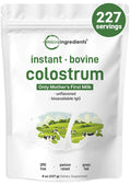 Micro Ingredients Bovine Colostrum Powder, 8 oz | Colostrum Supplement for Women & Men | Unflavored & Instant Dissolve | Non-GMO, Gluten-Free