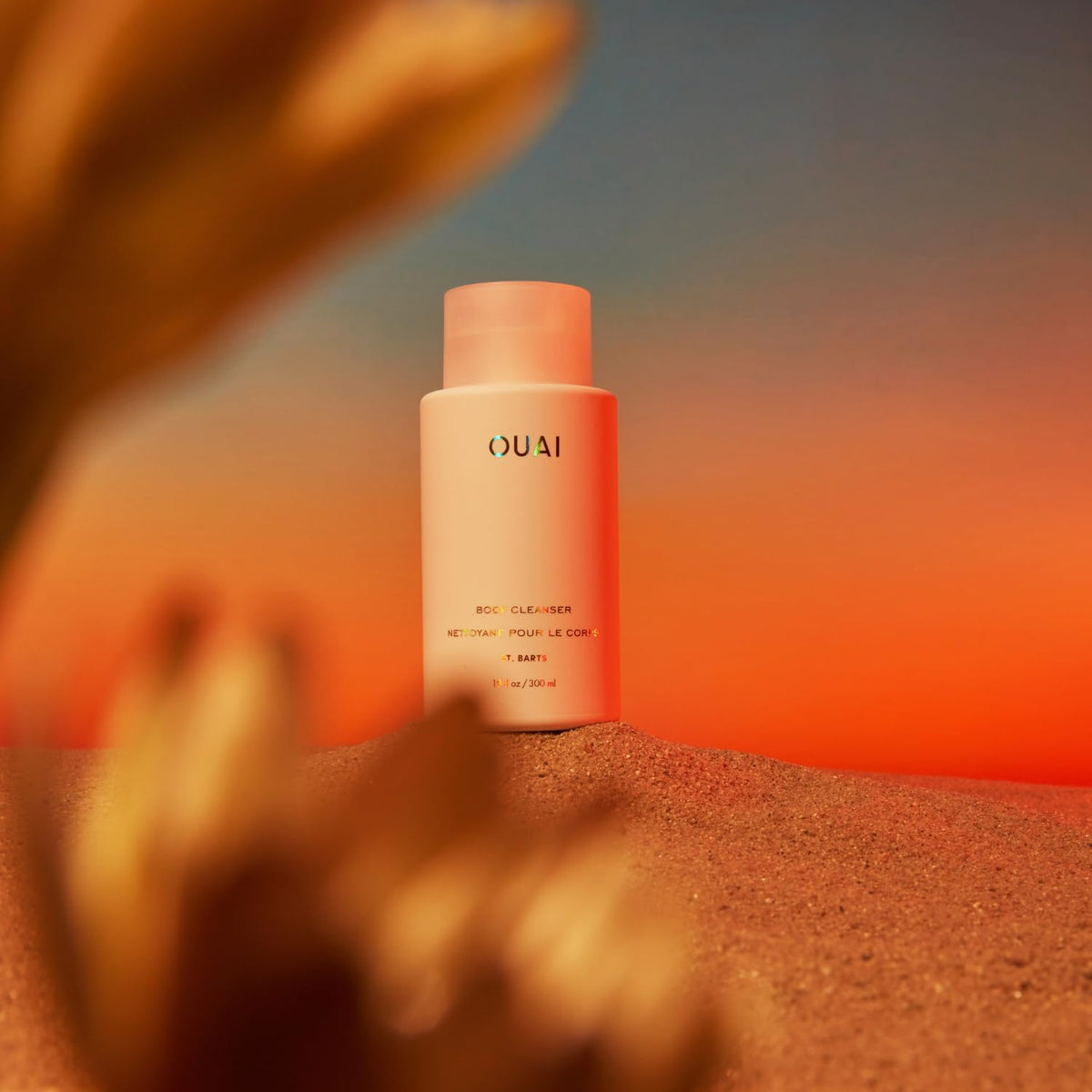 OUAI Body Cleanser, St. Barts - Foaming Body Wash with Jojoba Oil and Rosehip Oil to Hydrate, Nurture, Balance and Soften Skin - Paraben