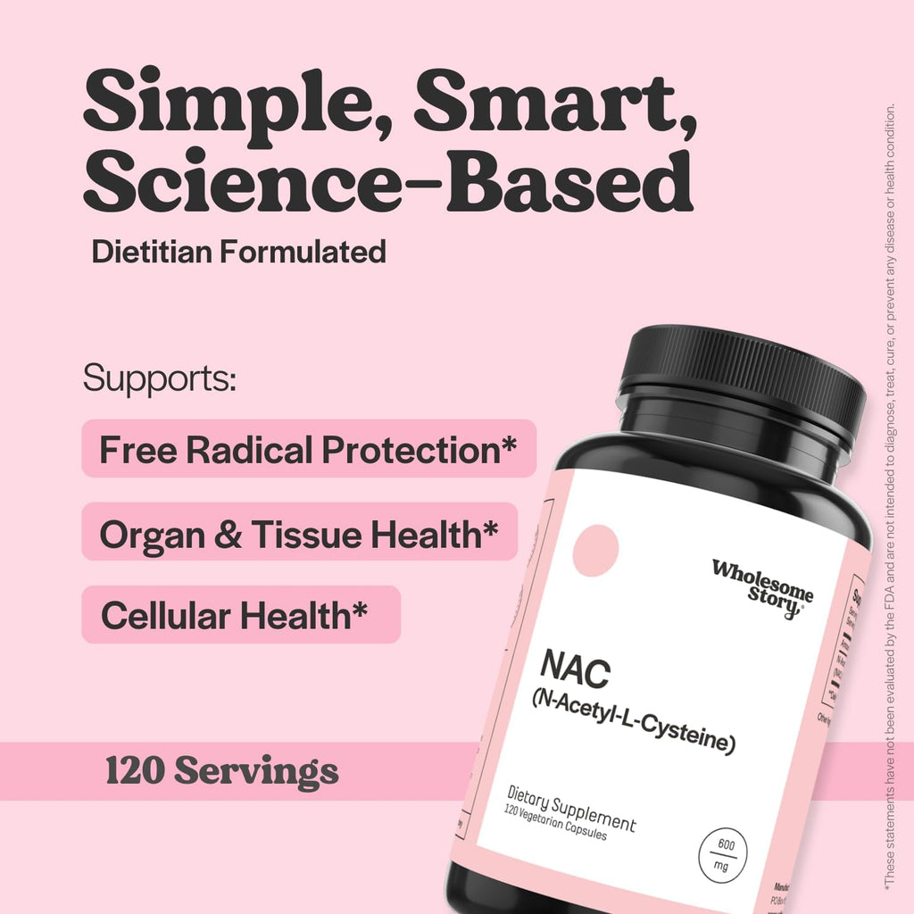 Organic Spearmint + N Acetyl Cysteine | Organic Spearmint Capsules & N Acetyl Cysteine 600 mg Bundle Supplement | Supports Hormones, Liver, Lung, Digestion & Gut Health | 30 & 120 Day Supply
