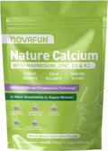 Milk Calcium Powder Supplement with Vitamin D3 & K2 MK7 – Hydrogel-Enhanced Absorption, Melt-in-Mouth Powder for Bone Strength, Gentle & Sugar-Free – 15 Stick Packs