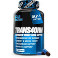 EVL Thermogenic Fat Burner Support - Fast Acting Weight Loss Energy and Appetite Support - Trans4orm Green Tea Supplement for Men and Women - 60 Servings