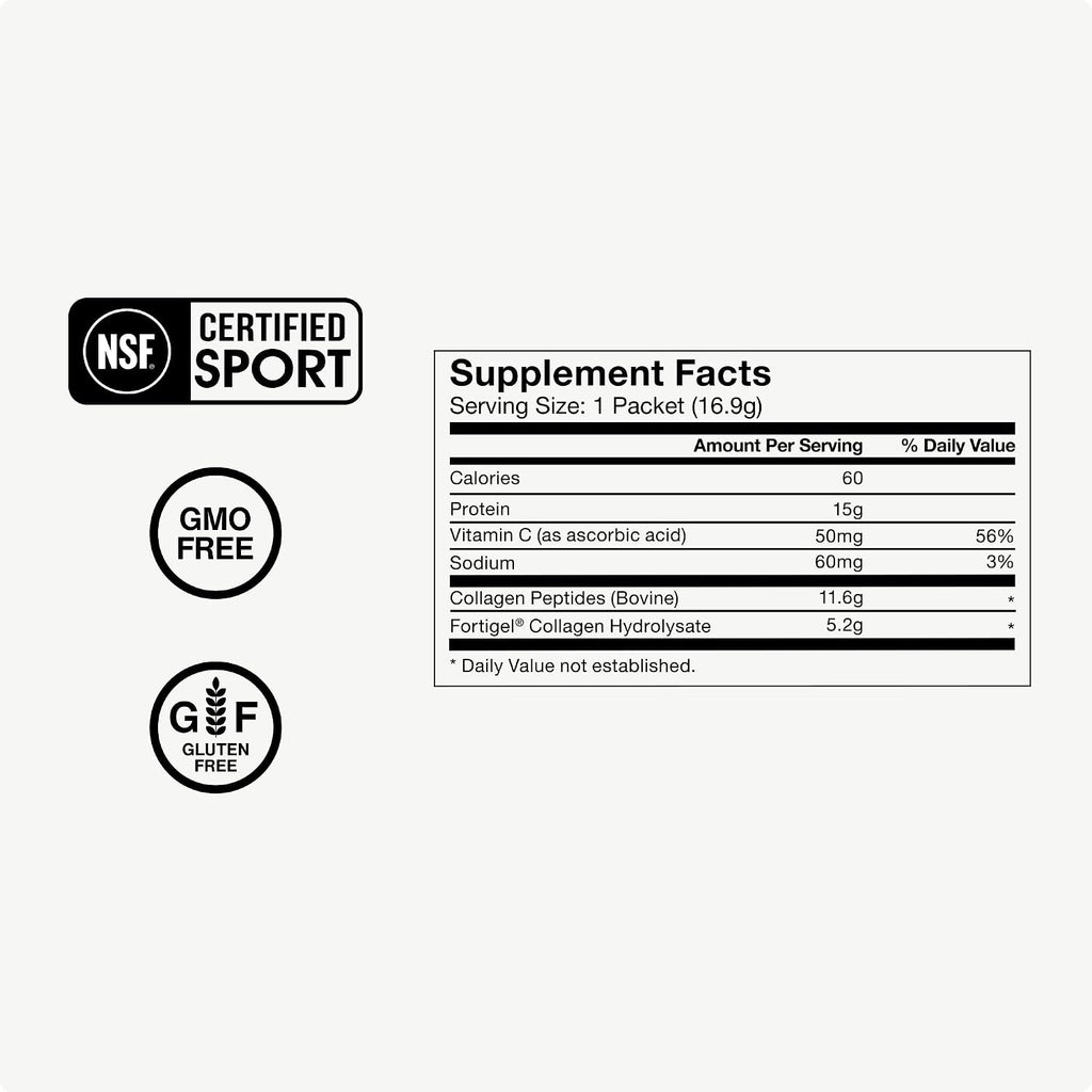 Momentous Creatine Monohydrate Powder & Grass-Fed Collagen Peptides Powder Stack - Supports Strength, Lean Muscle, & Recovery - FORTIGEL & Vitamin C for Hair, Skin, Nails, & Joint Health Support