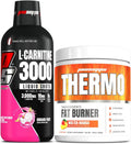 ProSupps L-Carnitine 3000 Stimulant Free Liquid Shots (31 Servings, Dragon Fruit) and Thermo Fat Burning Thermogenic Powder (25 Servings, Molten Mango) Bundle