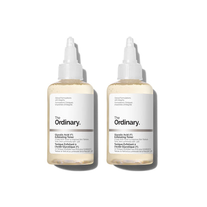 supplement products​The Ordinary Glycolic Acid 7% Exfoliating Toner, Brightening and Smoothing Daily Toner for More Even-Looking Skin Tone, 3.4 Fl Oz (Pack of 2) - JerryCherryUSA