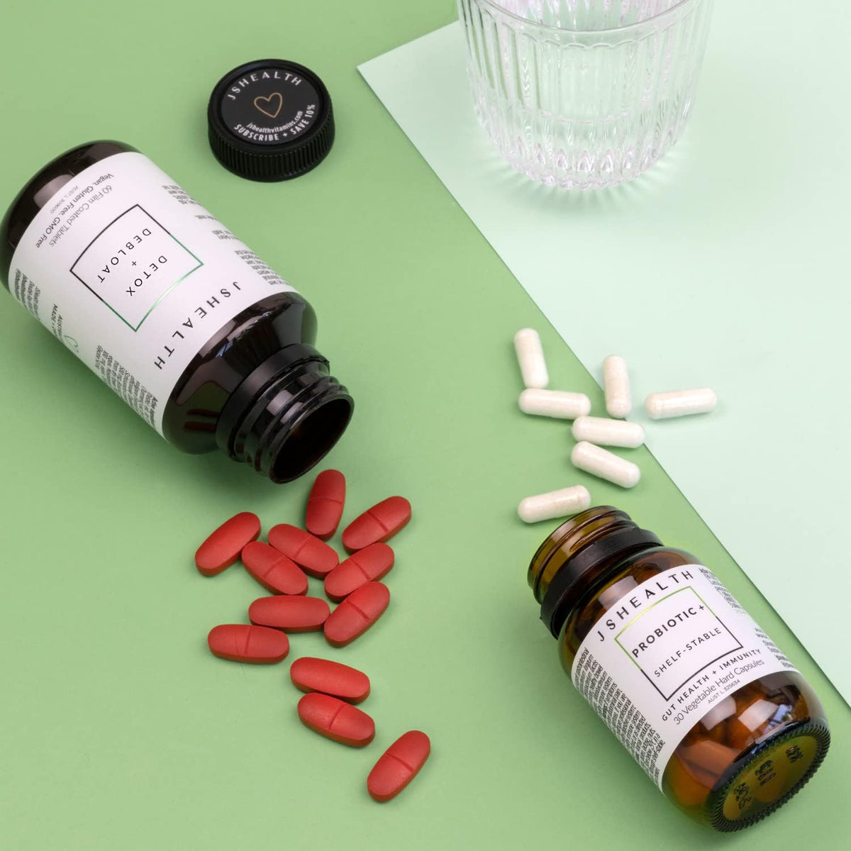 JSHealth Vitamins Bloating Bundle | Includes Detox + Debloat Liver Health Formula & Metabolism+ Natural Energy Support