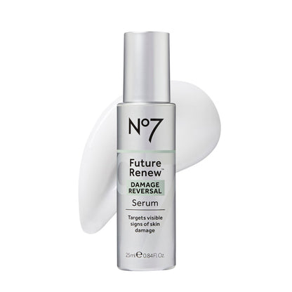 supplement products​No7 Future Renew Damage Reversal Anti Aging Serum for Face - Face Serum for Women with Peptides to Support Skin Repair - Helps Reduce Fine Lines, Wrinkles, JerryCherryUSA