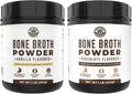 Left Coast Performance Vanilla Bone Broth Protein Powder, 16oz + Chocolate Bone Broth Protein Powder 16oz