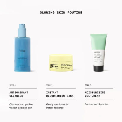 supplement products​Versed Doctor’s Visit Instant Resurfacing Face Mask - AHA, BHA and Enzyme Exfoliating Mask Helps Reduce Hyperpigmentation - Smooth and Moisturize - JerryCherryUSA