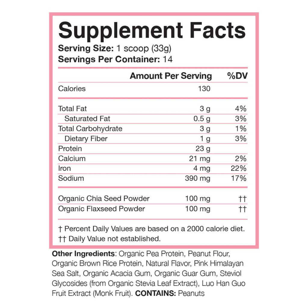Love Sweat Fitness Organic Vegan Protein Powder for Women | 20g Plant Protein | No Bloat, No Chalk | Vanilla | Sugar Free, Gluten Free, Non-GMO | 28 Servings