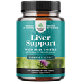 Liver Cleanse Detox & Repair - Milk Thistle Supplement for Digestion & Immunity Support - Ginger Root, Choline & Dandelion Root - Herbal Liver Support with Silymarin, Beetroot & Artichoke - 70 Count